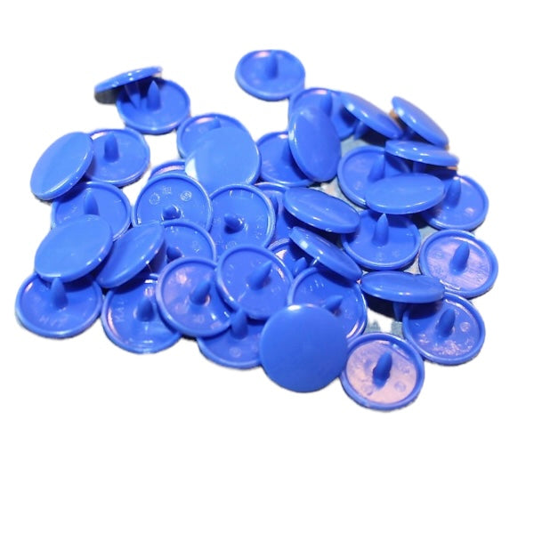 B16 - Royal Blue - Plastikknapper