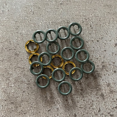 B98 - Kentucky Blå - Metalknapper - Metalknapper - Trykknappe