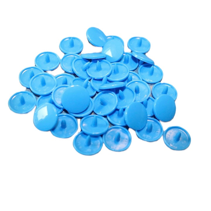 B8 - Blå - Plastikknapper